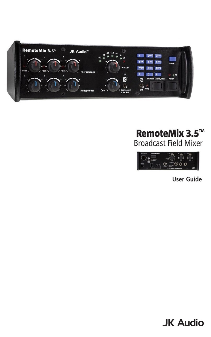 JK Audio RemoteMix 3.5 user guide