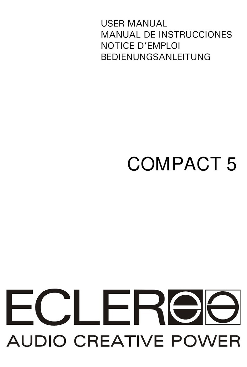 Ecleree COMPACT 5 instruction manual