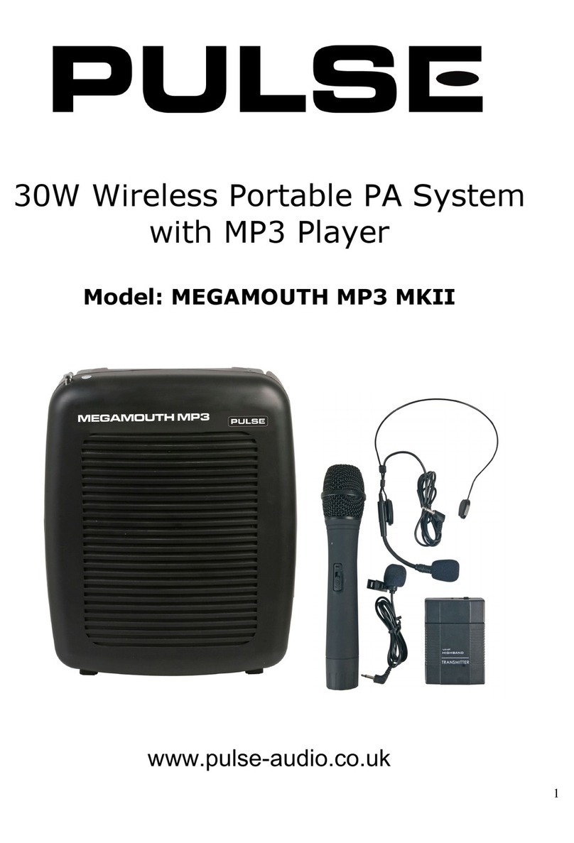 PULSE+ MEGAMOUTH MP3 MKII user guide