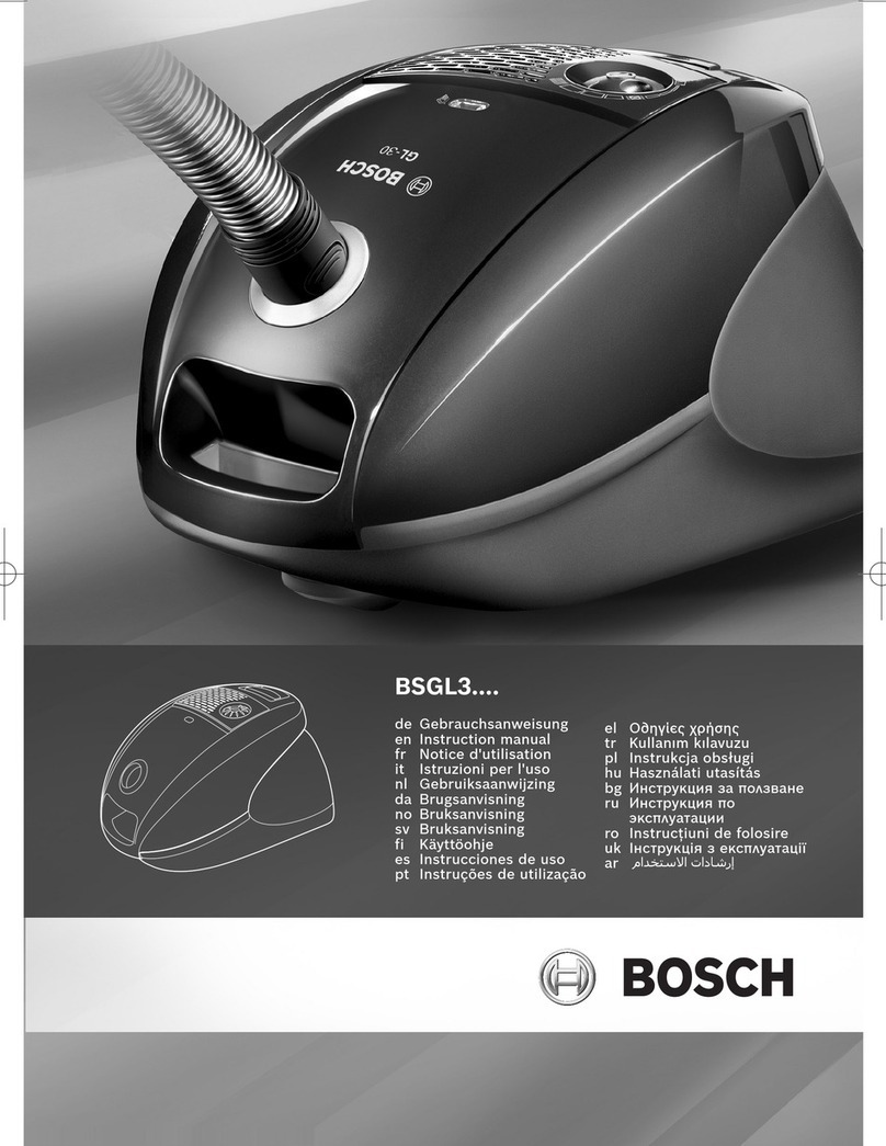 Bosch BSGL3 User manual