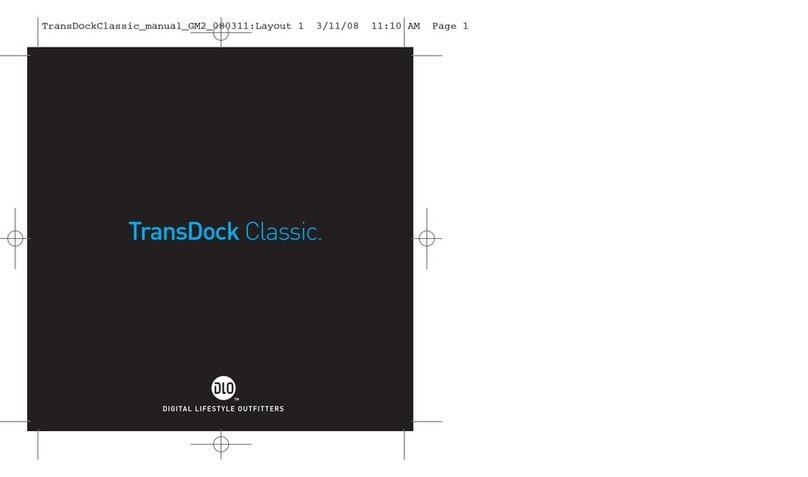 DLO TransDock Classic Quick start up guide