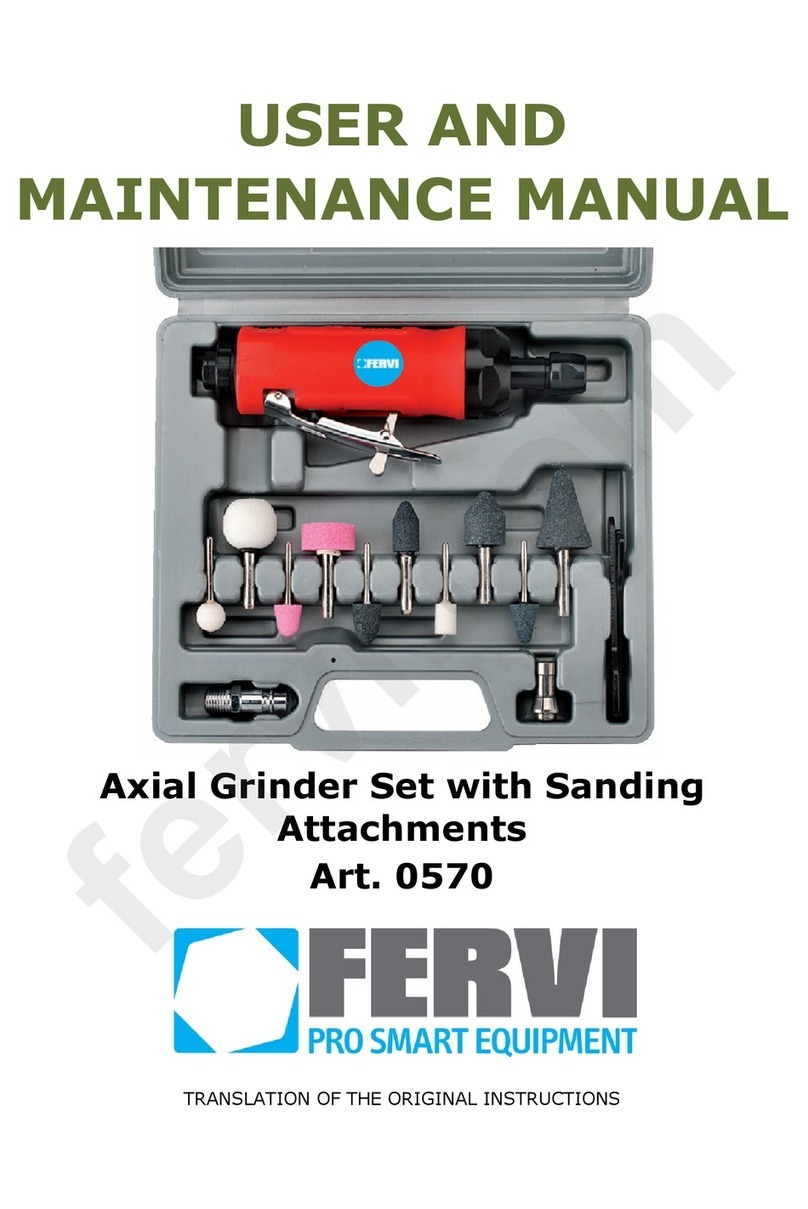 Fervi 570 Operating instructions