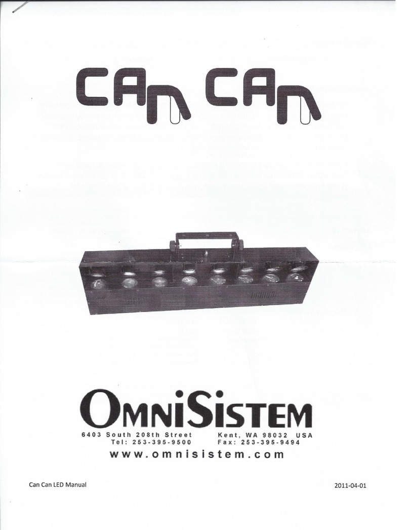 OmniSistem Can Can User manual