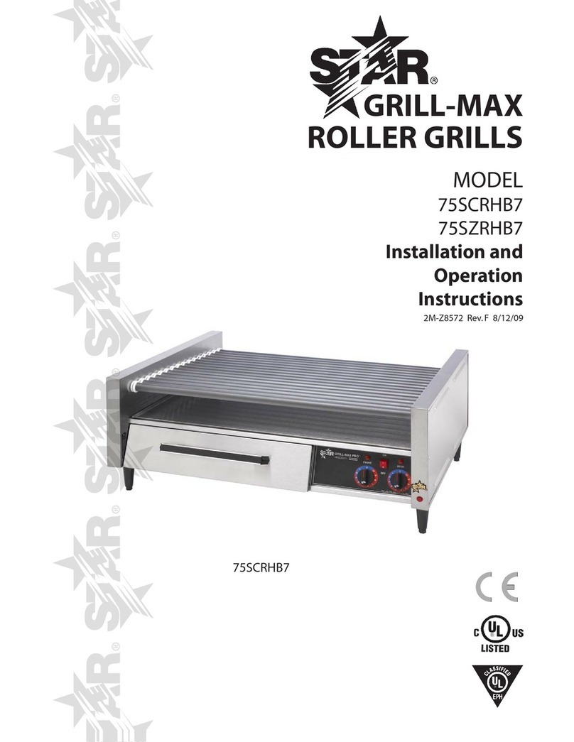 Star 75SCRHB7 Installation and operation instructions