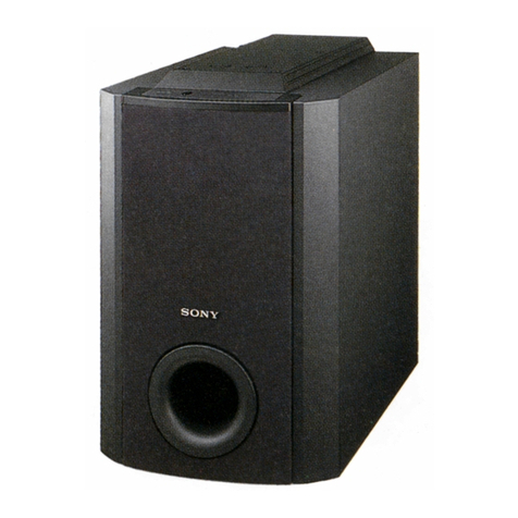 Sony SA-W70ES Service overview