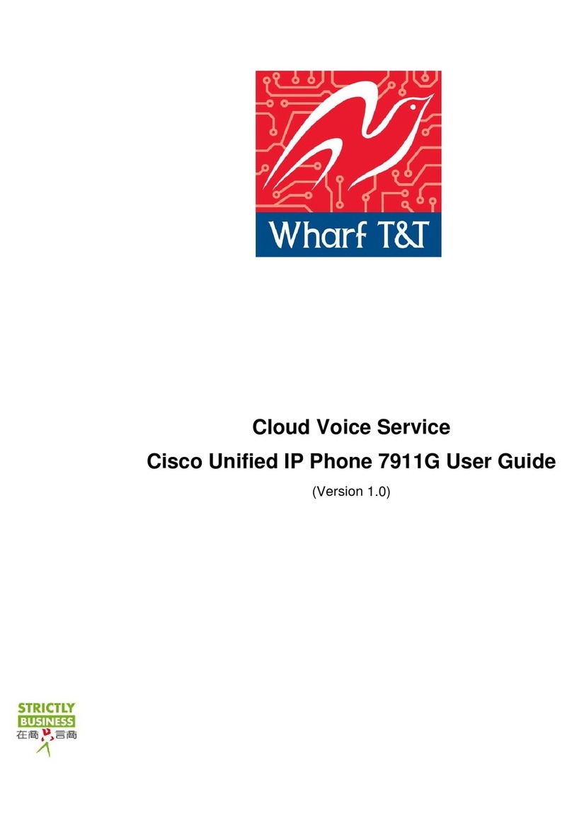 Cisco 7911G - IP Phone VoIP User manual