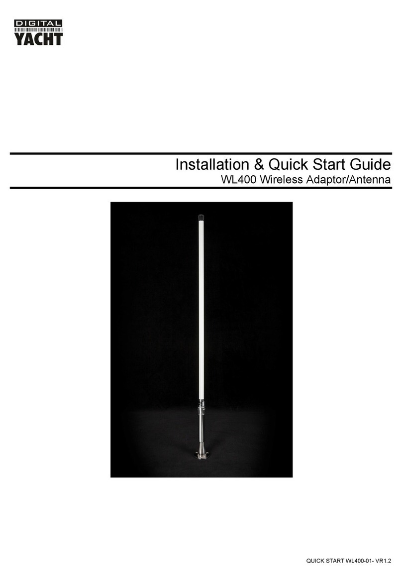 DIGITAL YACHT WL400 Installation & quick start guide