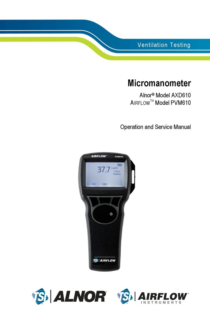 Airflow AXD610 Operation and service manual