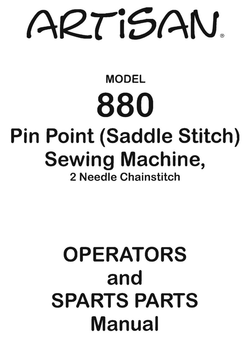 artisan 880 User manual