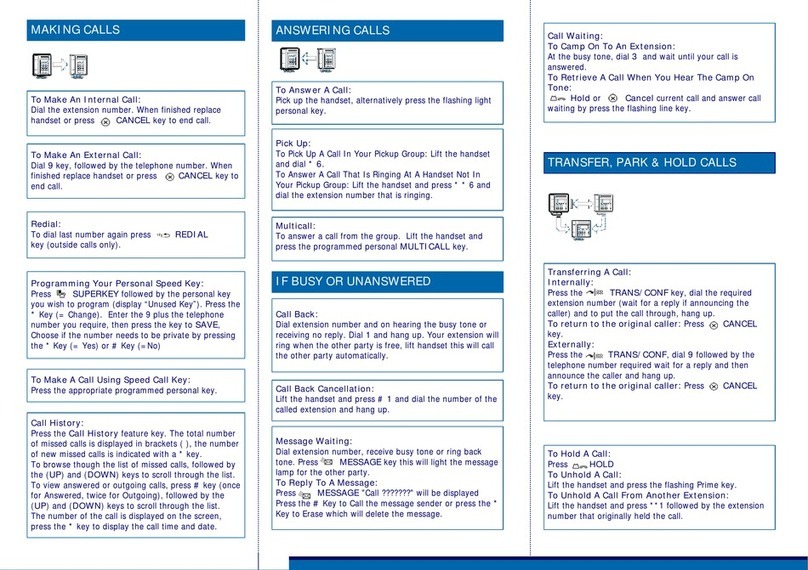 Mitel OfficeConnect 5212 user guide