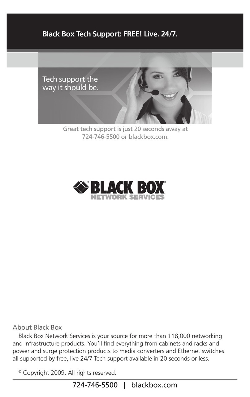Black Box LS900-5M user manual