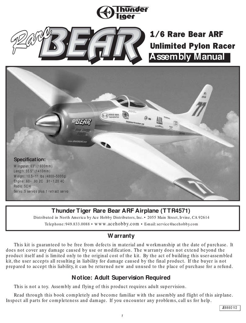 THUNDER TIGER TTR4571 User manual
