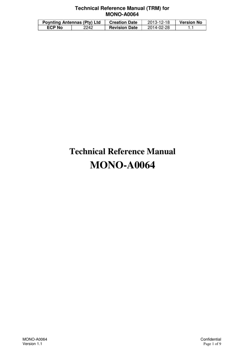 Alaris MONO-A0064 Product manual