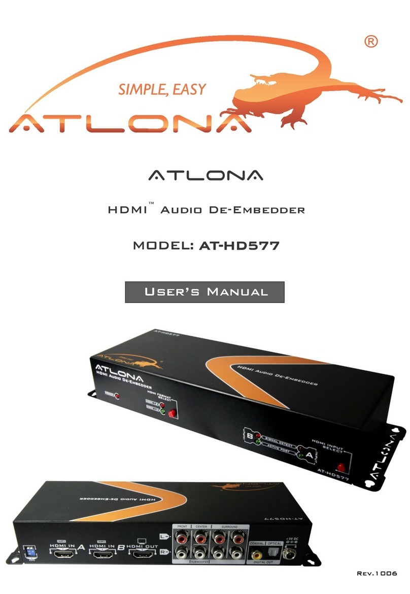 Atlona AT-HD577 user manual