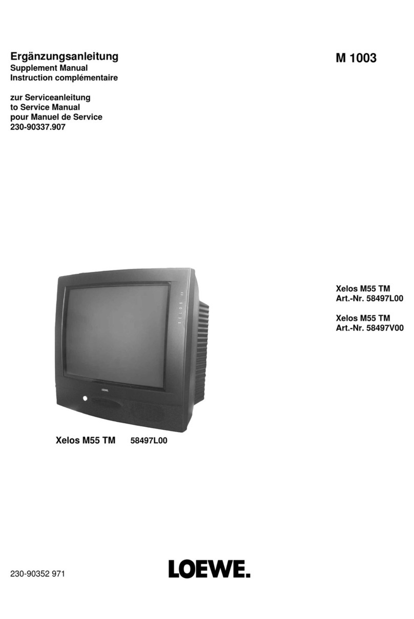 Loewe Xelos M55 TM (M1003) User manual