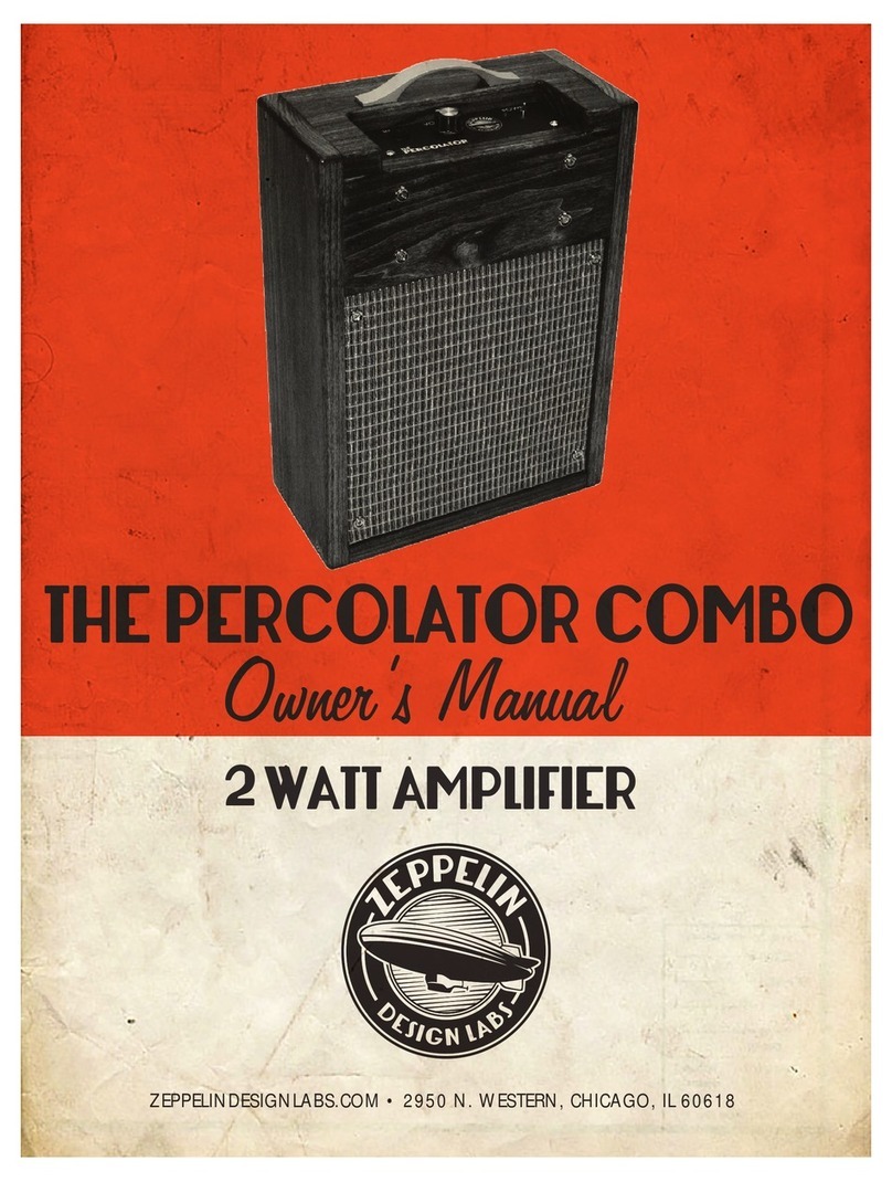 Zeppelin Design Labs THE PERCOLATOR COMBO User manual