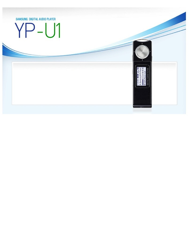 Samsung YP-U1 User manual