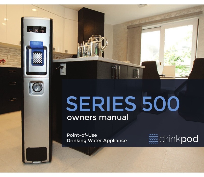 Drinkpod 500 series owner's manual