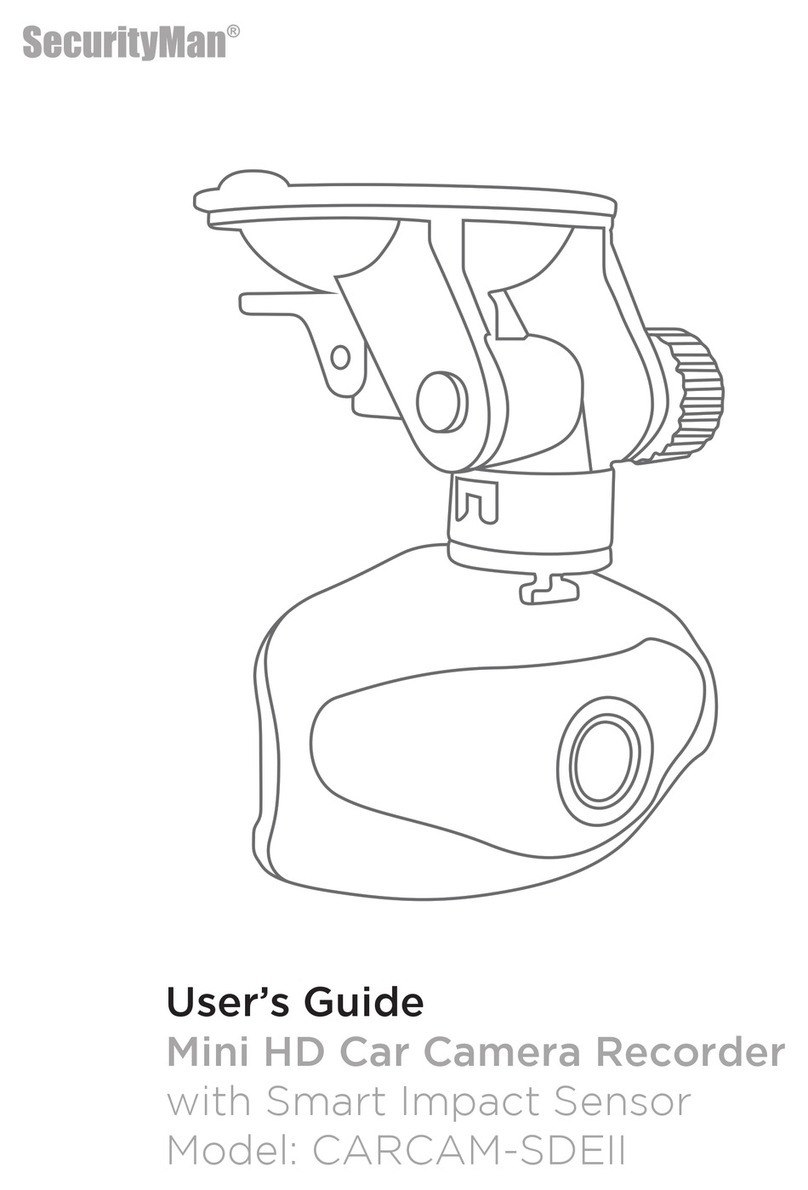 SecurityMan CARCAM-SDEII User manual