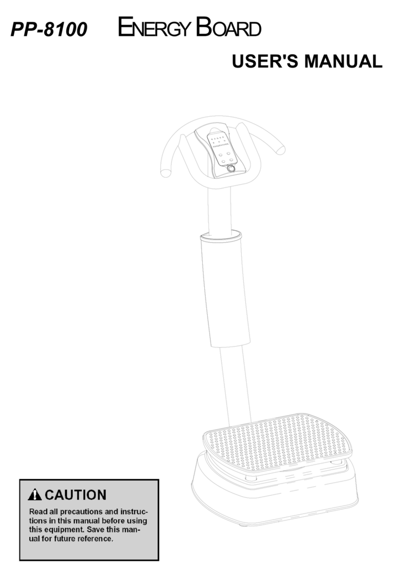glite fitness PP-8100 user manual