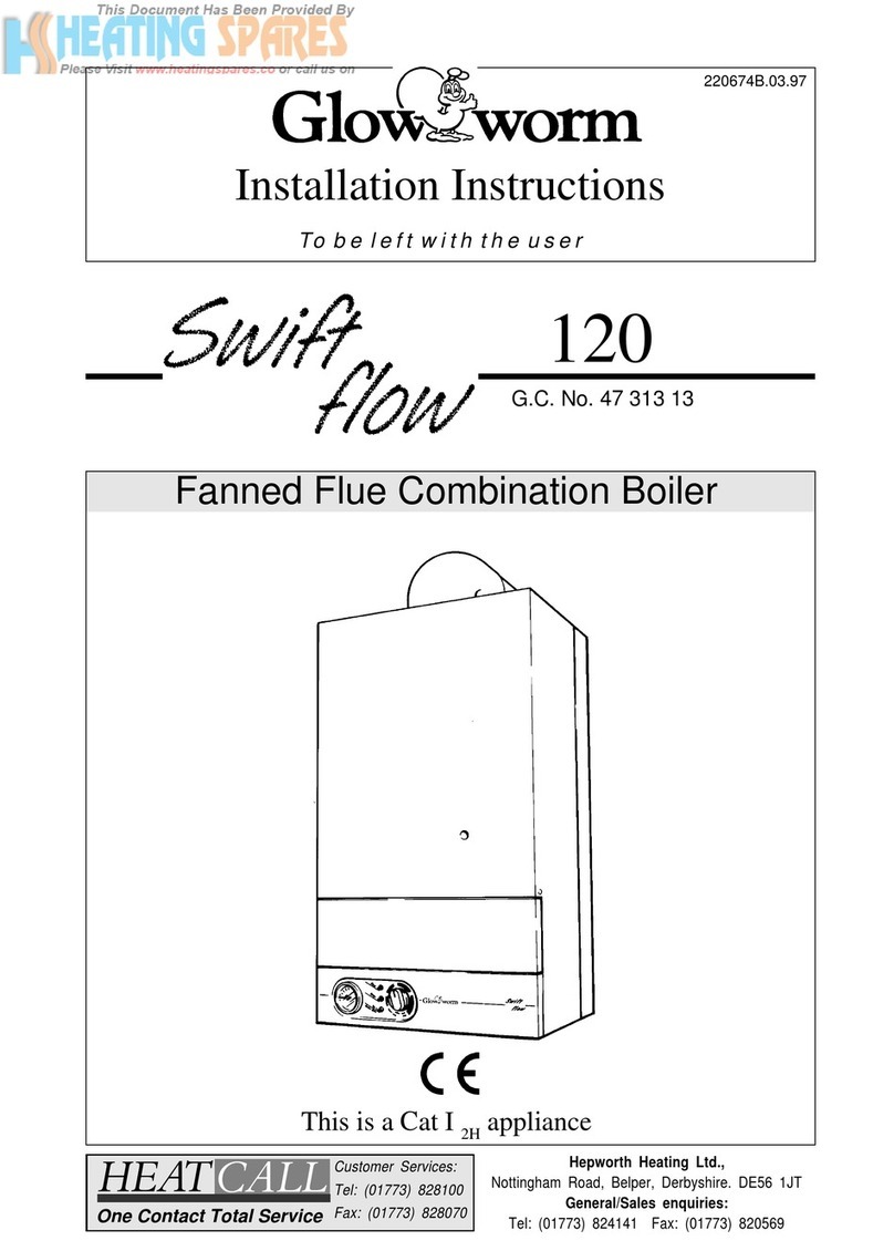 Glowworm Swift flow 120 User manual
