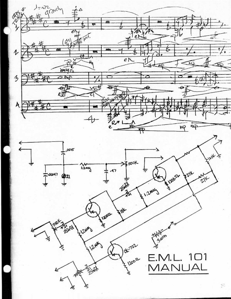 E.M.L . 101 manual