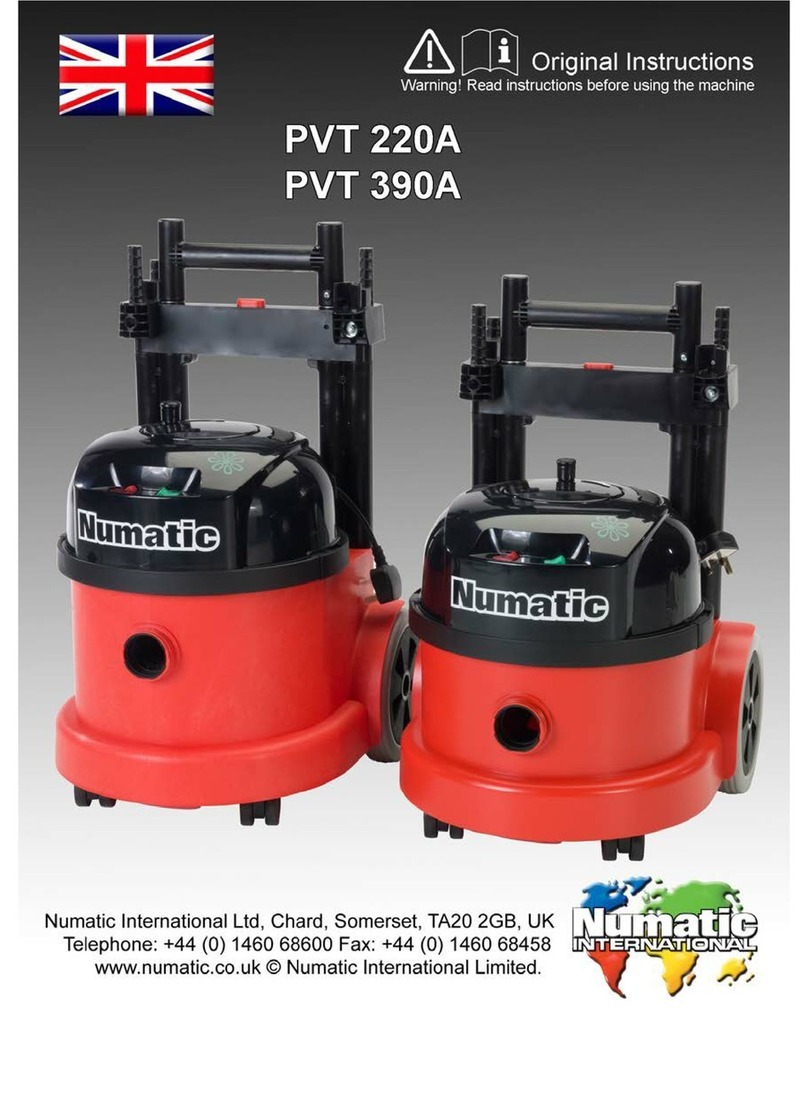 Numatic PVT 220A Original instructions
