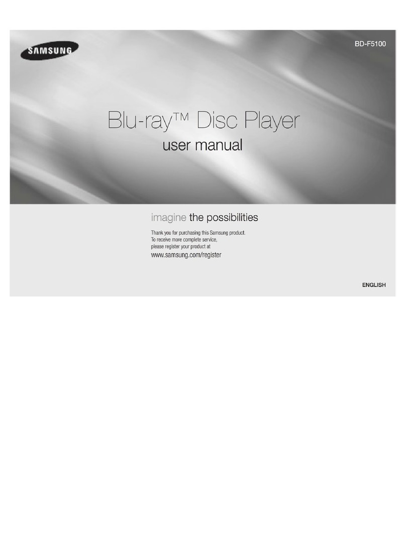 Samsung BD-F5100 User manual