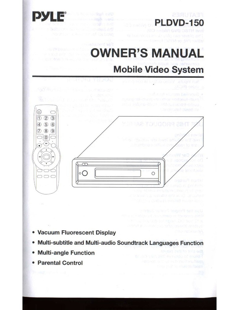 Pyle PLDVD-150 User manual