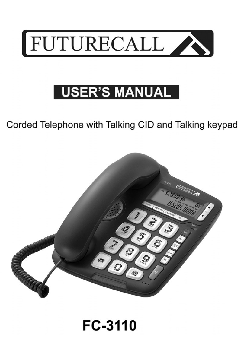 FutureCall FC-3110 user manual