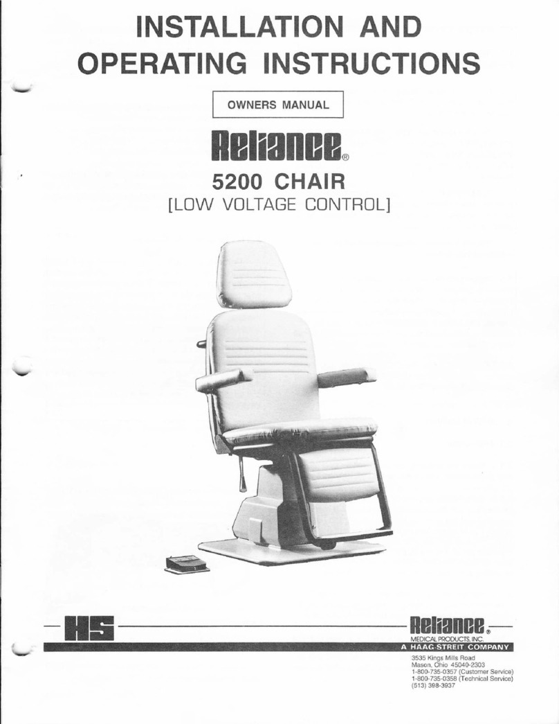 Reliance 5200 Installation and operating instructions