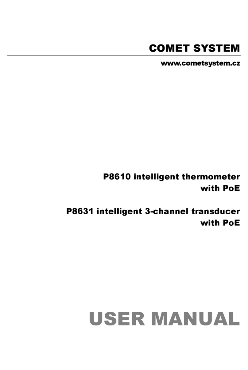 Comet System P8610 User manual