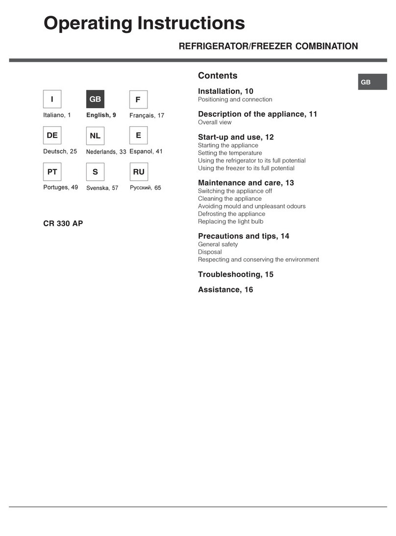 Smeg CR 330 AP User manual