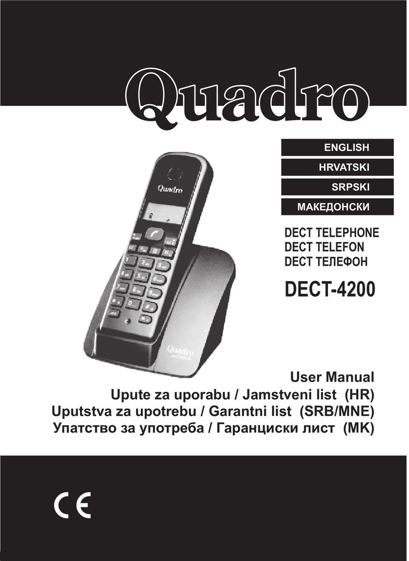Quadro DECT-4200 user manual