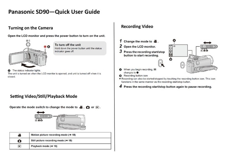 Panasonic SD90 Instruction manual