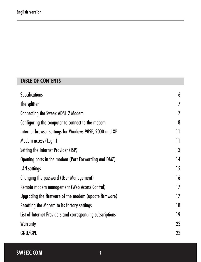 SWEEX MO200 user guide