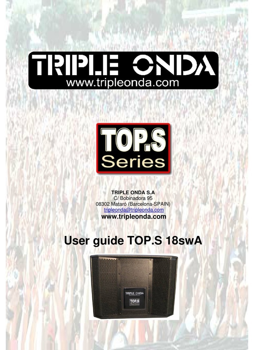 TRIPLE ONDA TOP.S 18swA user guide