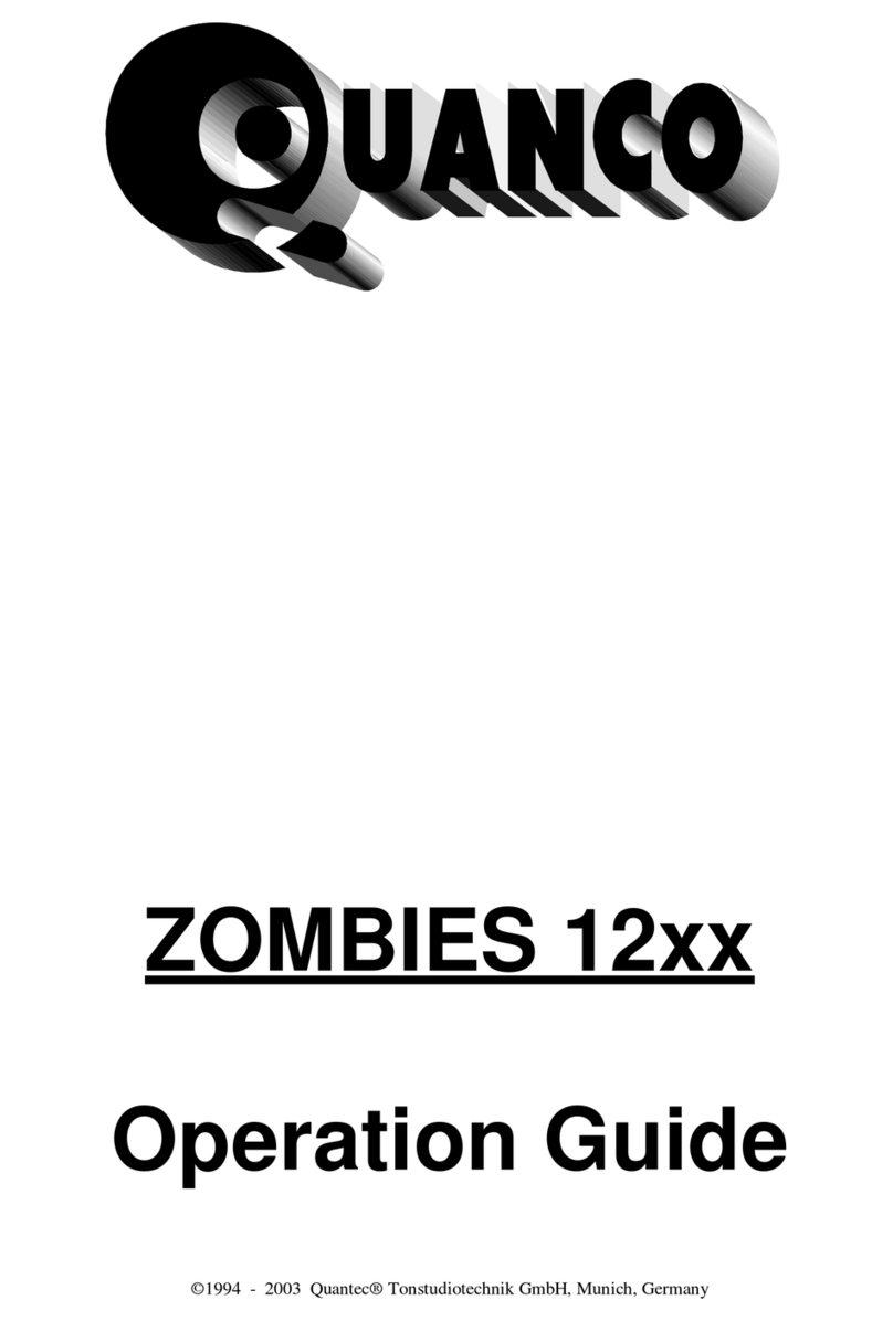 Quantec Zombies 12xx Series Operation guide