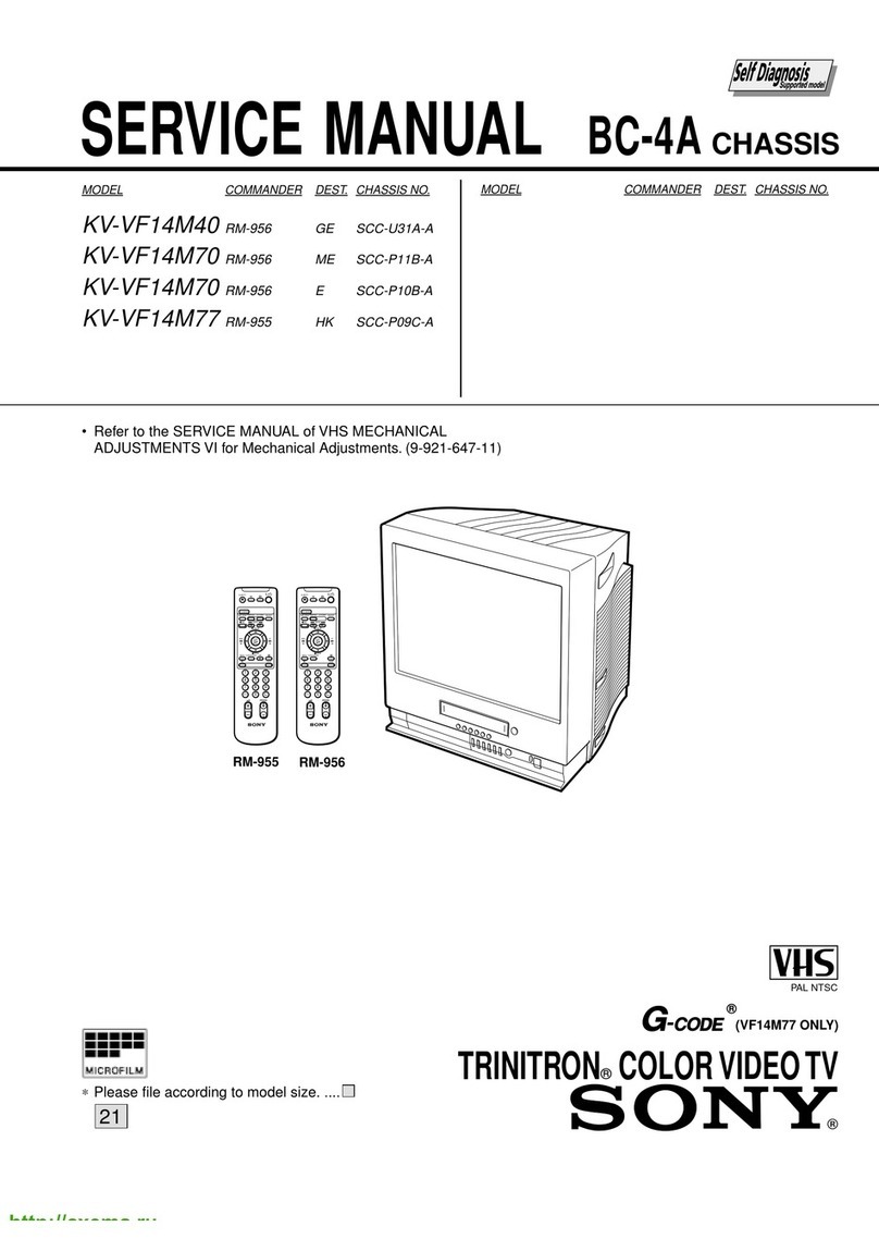 Sony TRINITRON KV-VF14M40 User manual