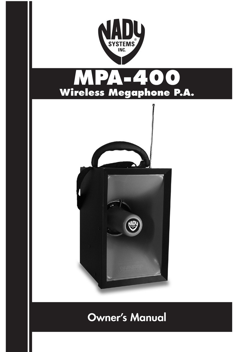 Nady Systems MPA-400 User manual