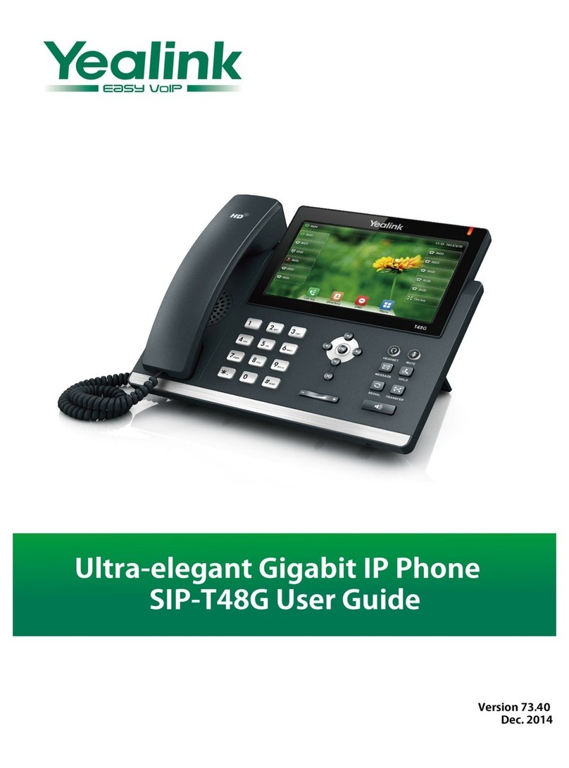 Yealink Yealink SIP-T48G user guide