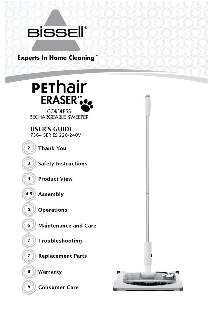 Bissell pethair eraser 7364 SERIES user guide