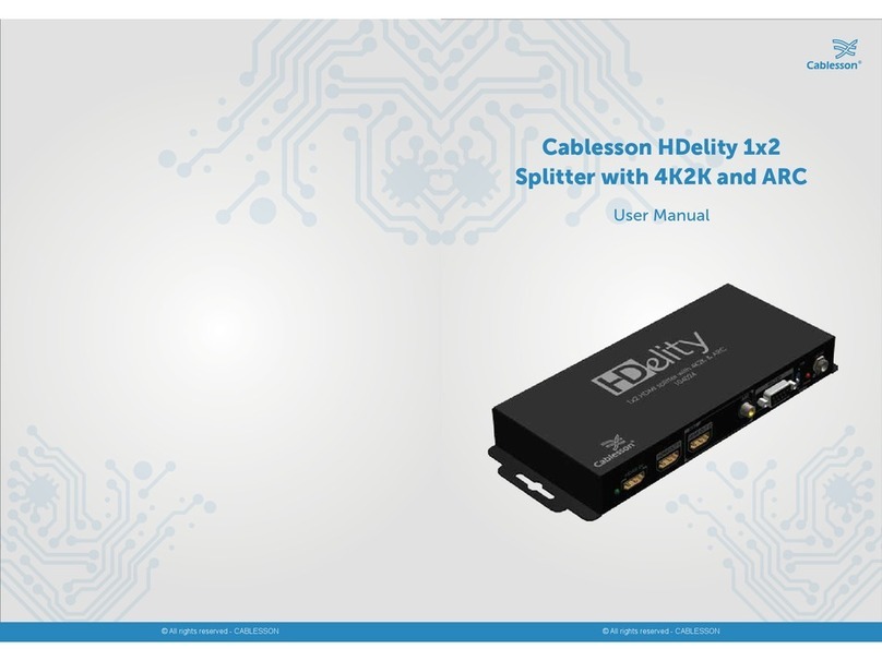 Cablesson HDelity 1x2 User manual