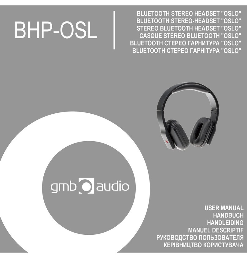GMB Audio BHP-OSL OSLO user manual