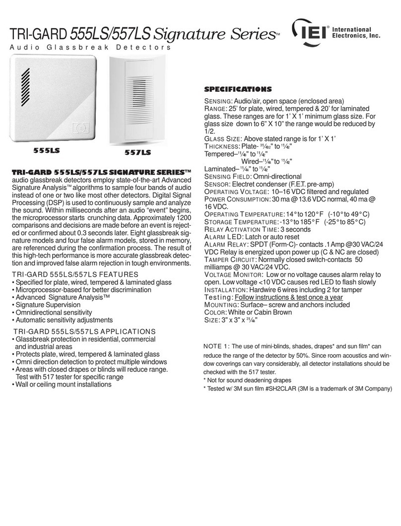 IEI Technology TRI-GARD 555LS Signature Series User manual