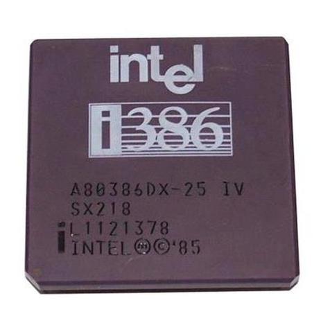 Intel 80386 User manual Intel 80386 User manual