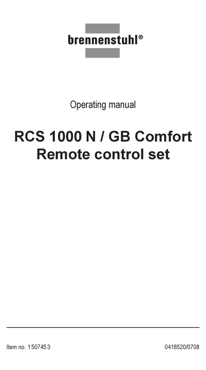 brennenstuhl RCS 1000 N Comfort operating manual