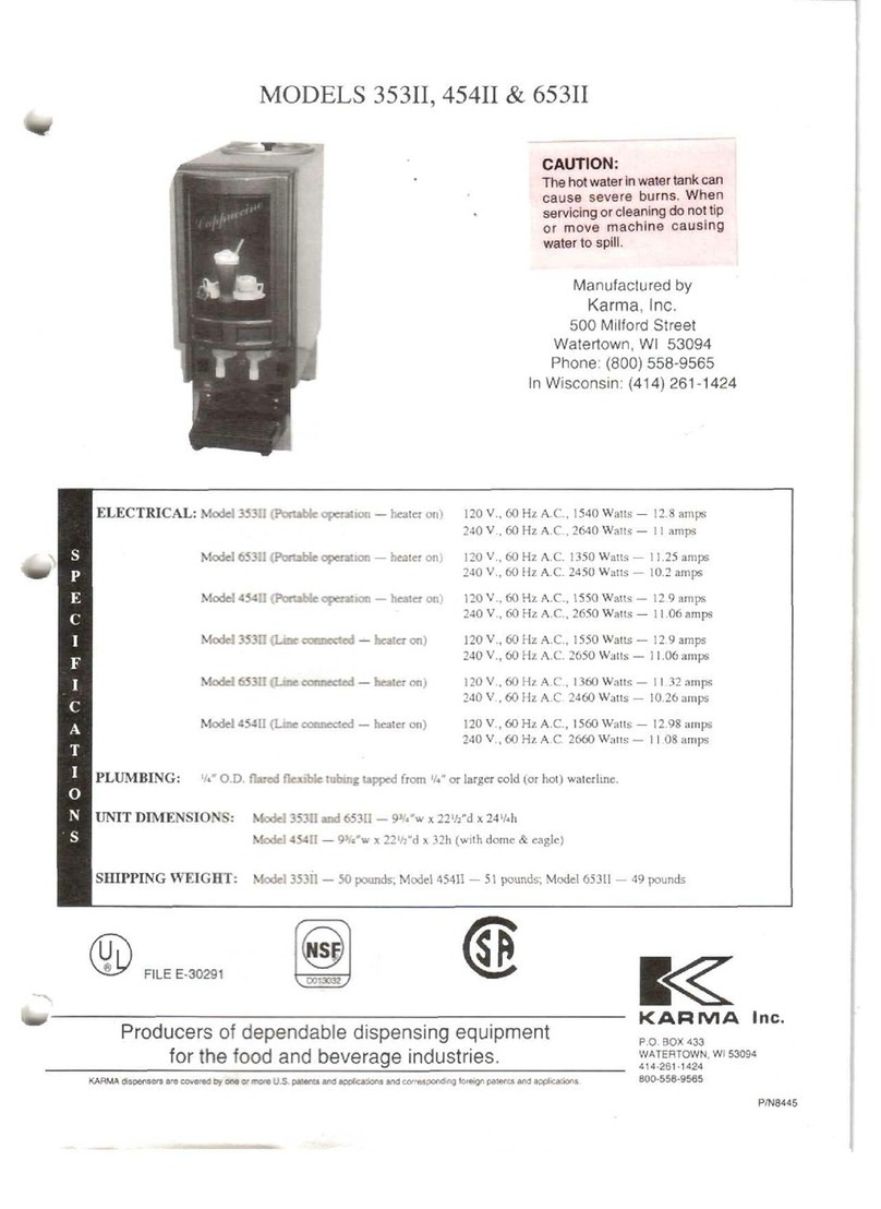 Karma 353II User manual