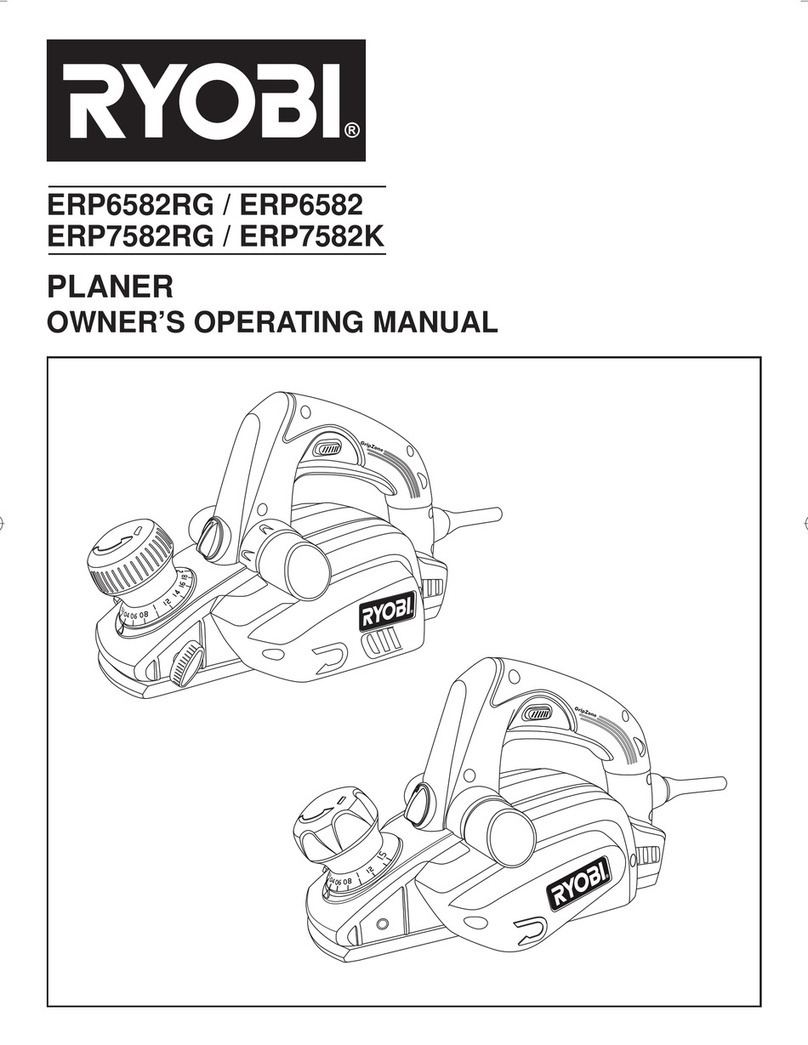 Ryobi ERP6582RG Owner's operating manual