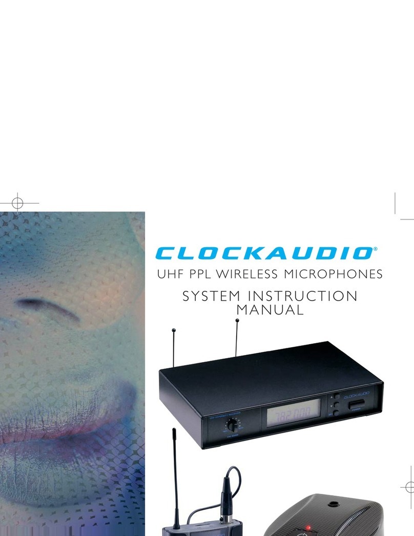 Clockaudio CW 9000 instruction manual